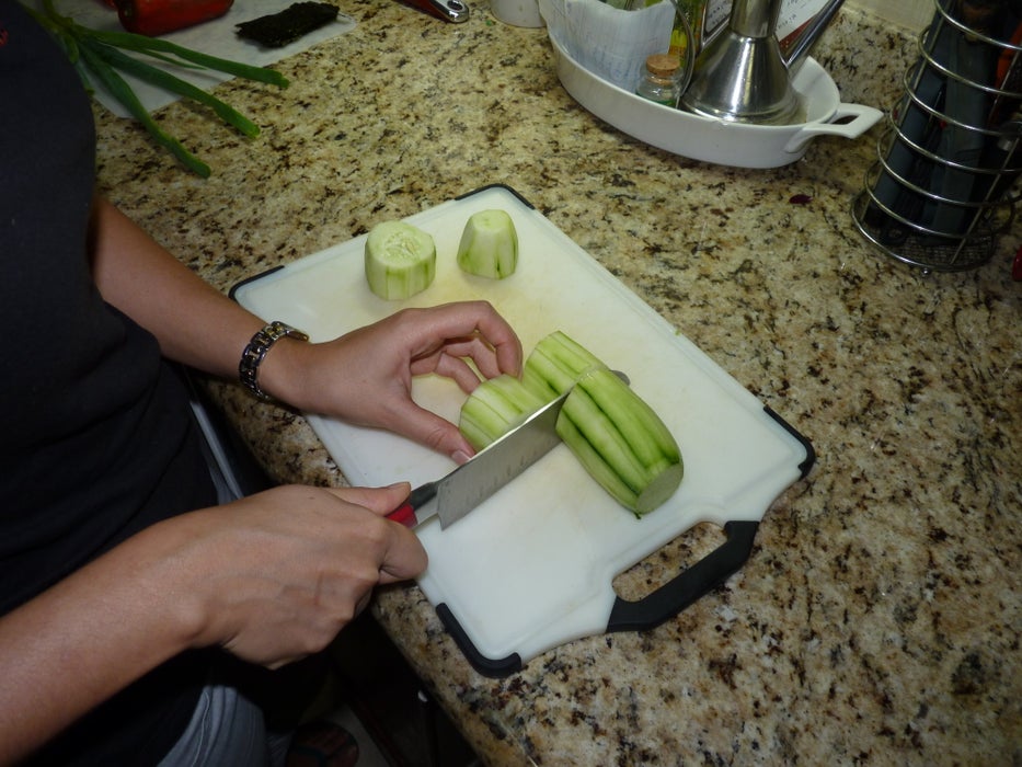 黄瓜切段