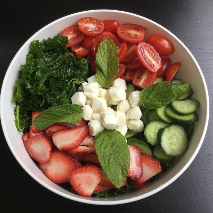 沙拉制作第一步: