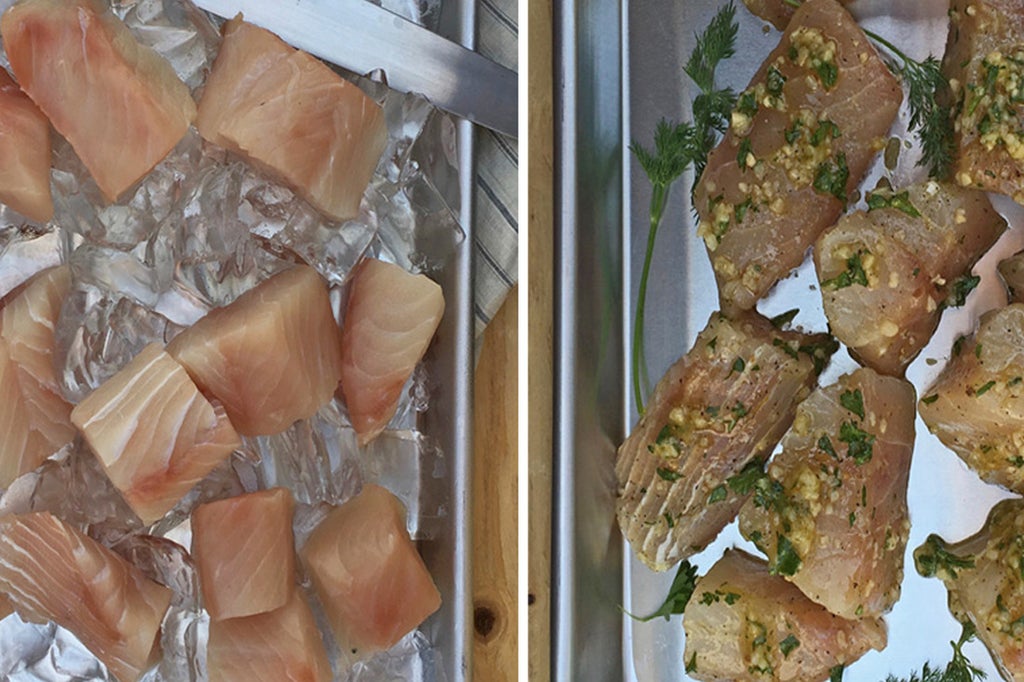 新鲜黄鳍金枪鱼