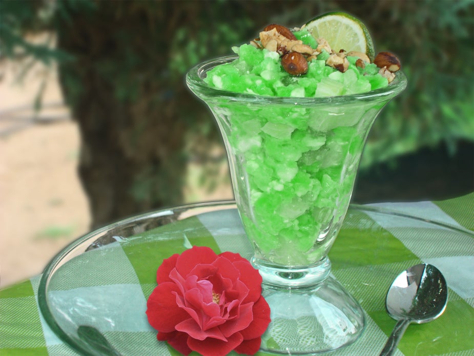 复古风味青柠果冻沙拉