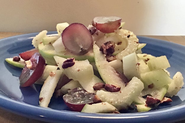 芹菜葡萄苹果沙拉
