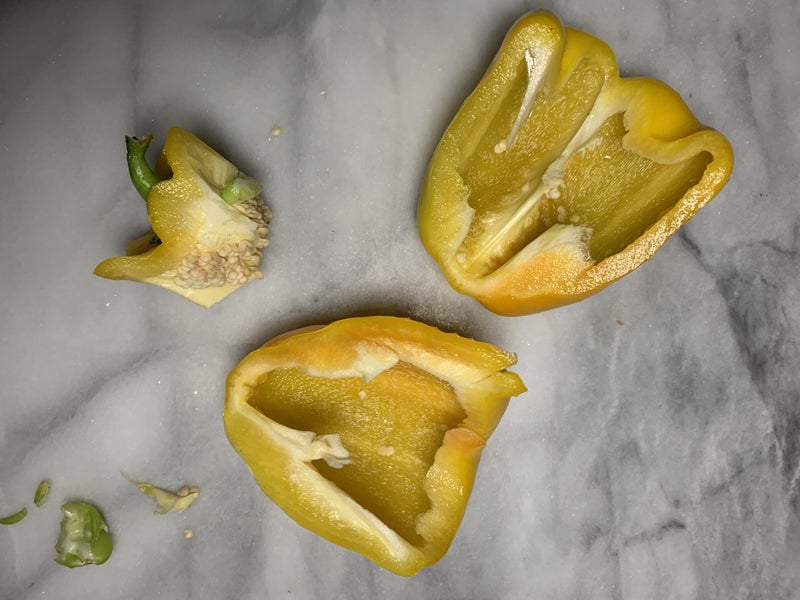 烤制甜椒与西葫芦