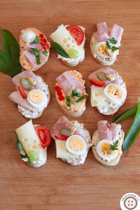 捷克开放式三明治 Chlebíčky