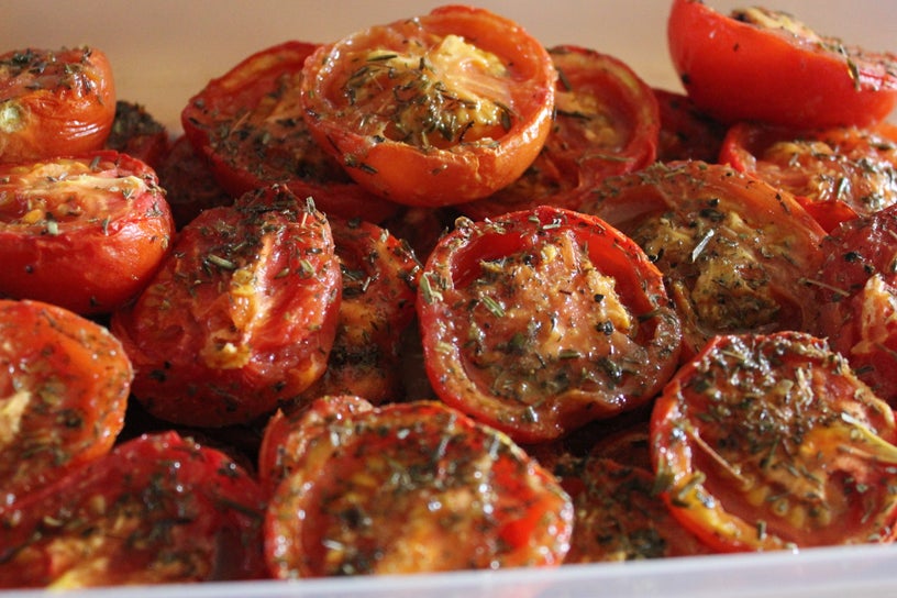 制备烤箱干燥番茄