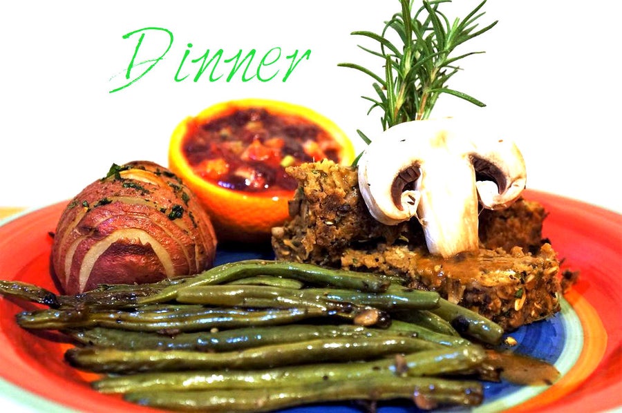 一到两人份无肉节日餐