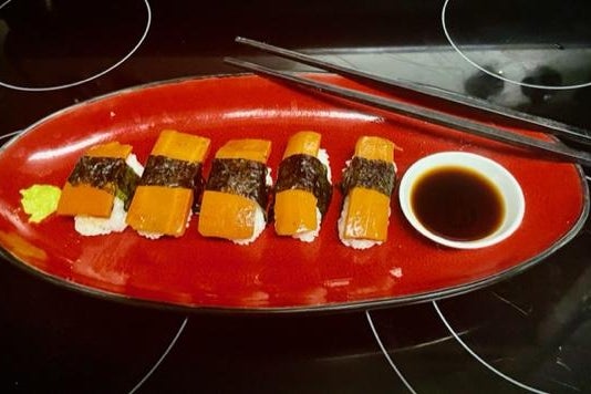 素食烟熏三文鱼 - 寿司与洛克斯