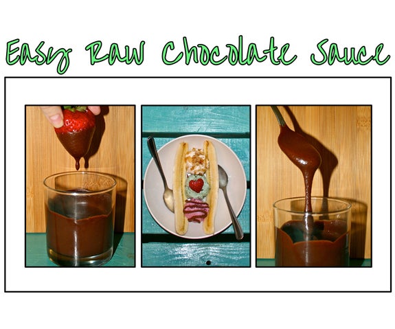 简易生食巧克力酱