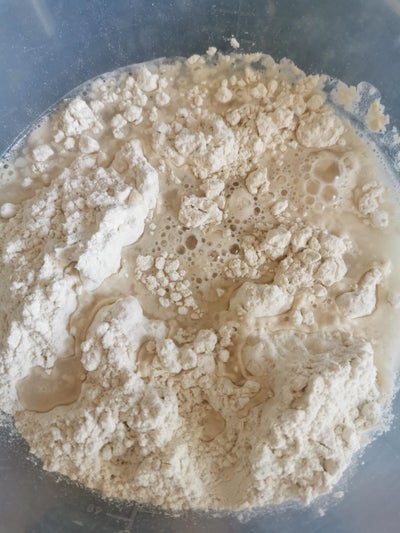 步骤1：准备素肉面团