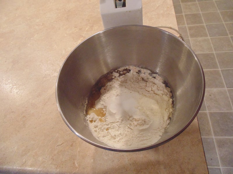 步骤1：面团制作