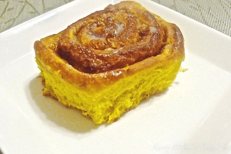 南瓜核桃肉桂卷