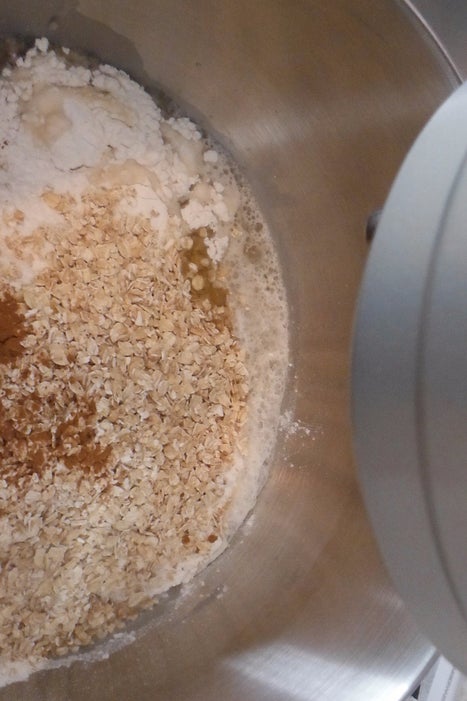 干料混合与揉面