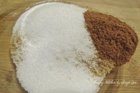 制作肉桂糖馅