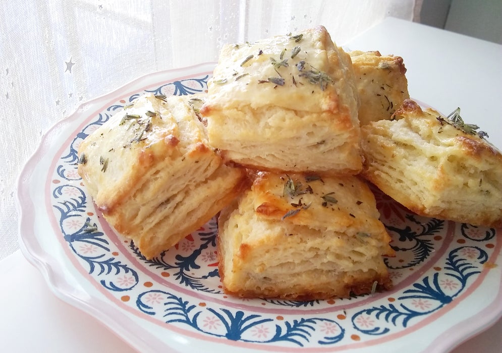 咸味薰衣草蜂蜜饼干