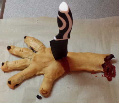 美味的万圣节僵尸断手