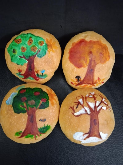 季节主题| 如何在面包上作画