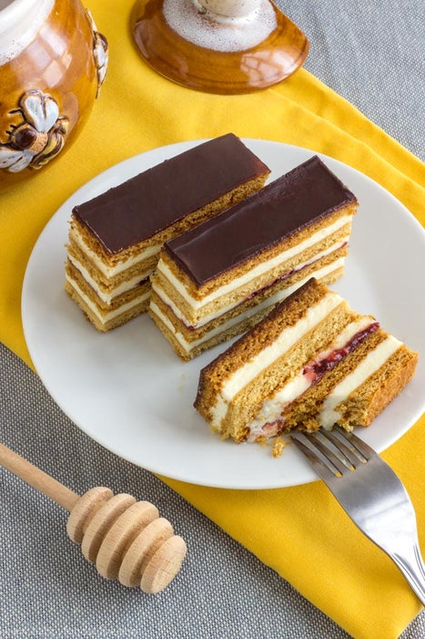 Petit Fours - Honey Cake Slices