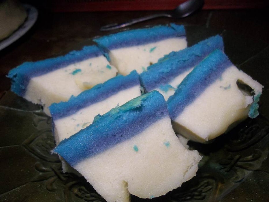 梦幻白紫渐变蛋糕