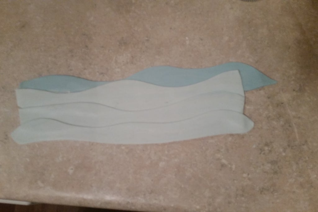 渐变蓝色层装饰