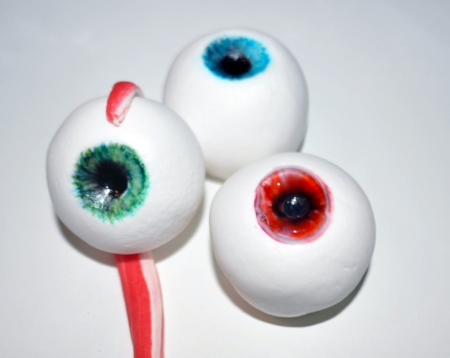 可选步骤：果冻眼角膜！