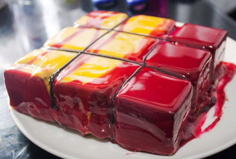 Science About Perfect Mirror Glaze Cake  Instructables Colors Mouse Cake