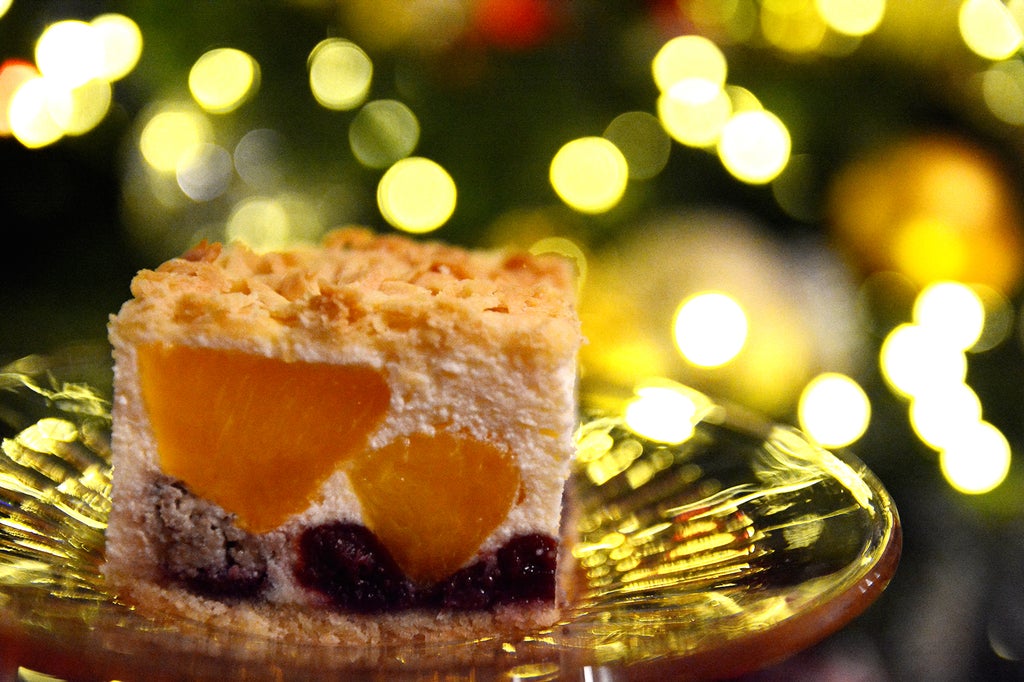 圣诞核桃桃子芝士蛋糕