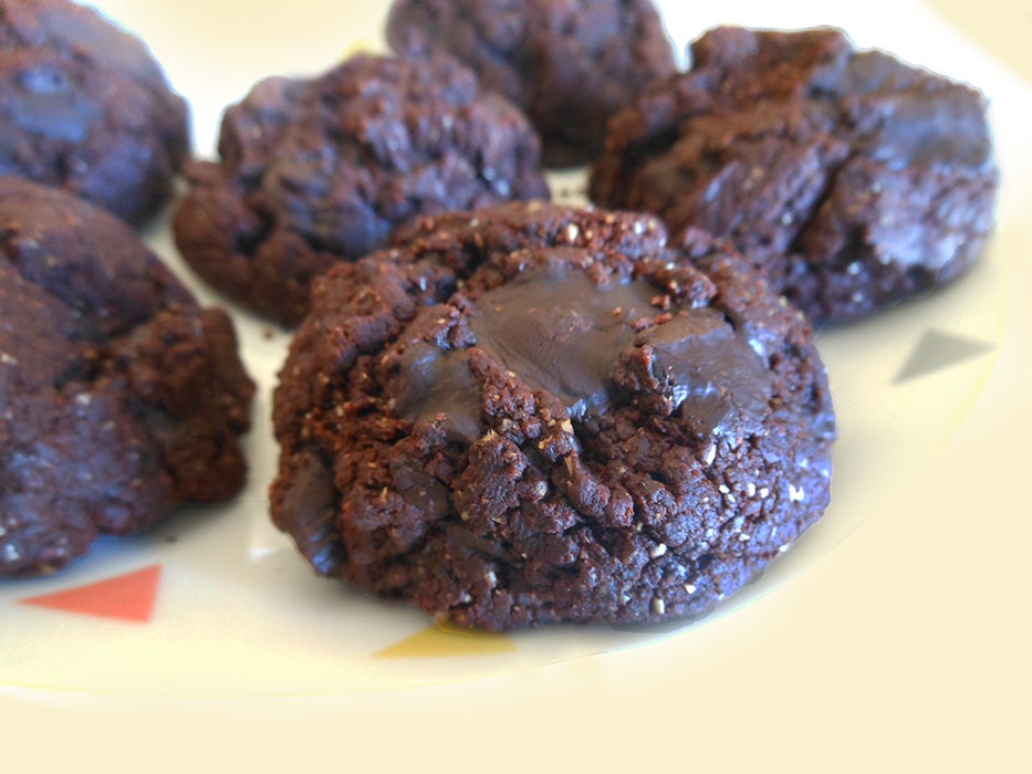 纯素双巧克力饼干