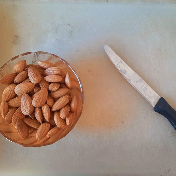 切碎杏仁