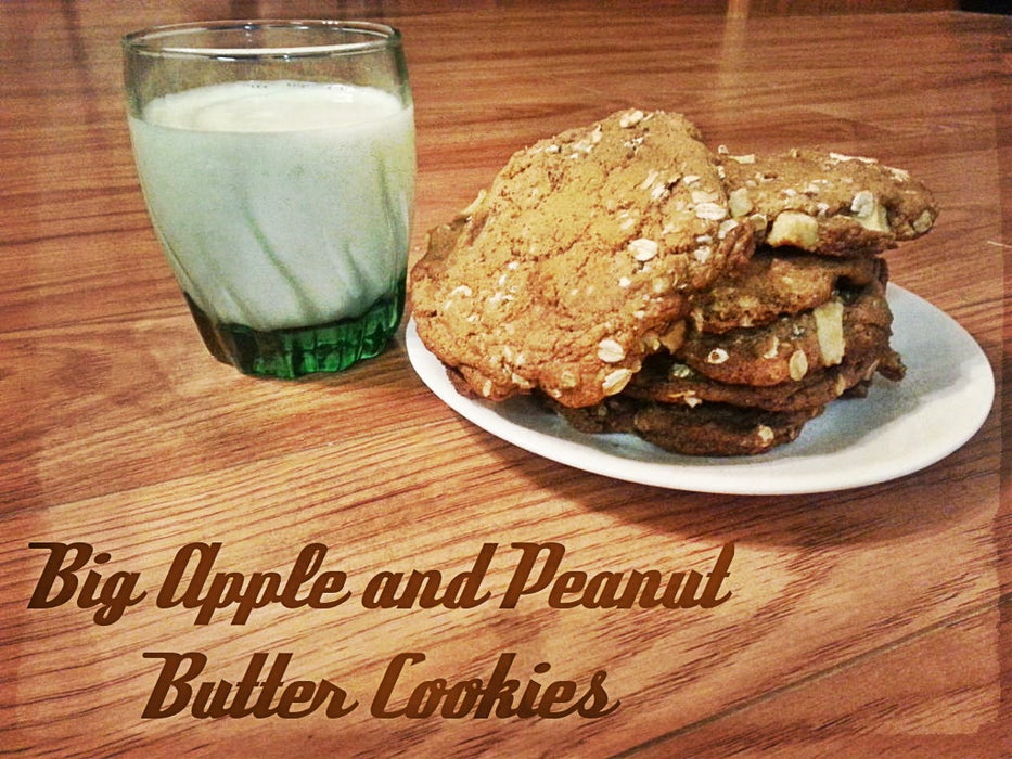 大苹果花生酱曲奇