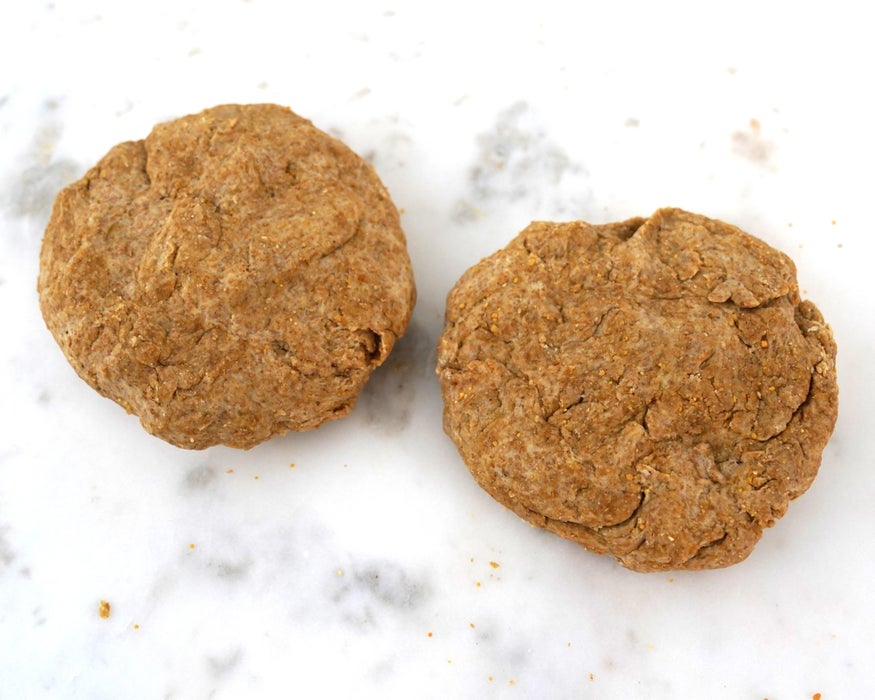 将面团分成两份