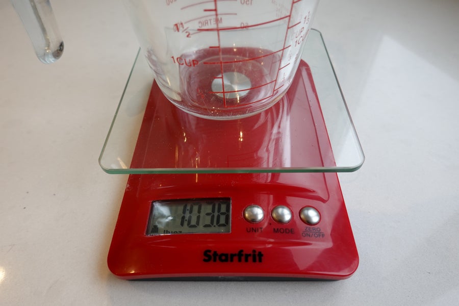 称量容器与干料