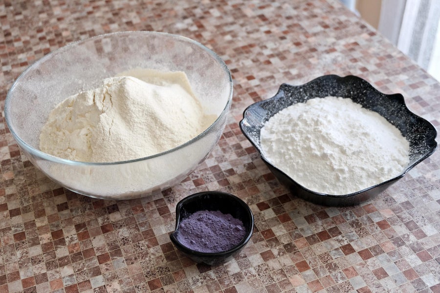 蓝紫面团重复操作