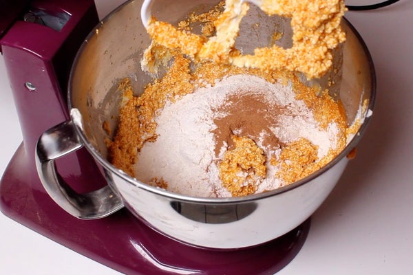 最后使用搅拌机