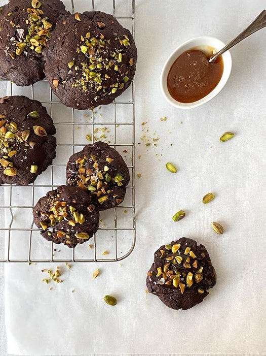 开心果咸焦糖布朗尼曲奇