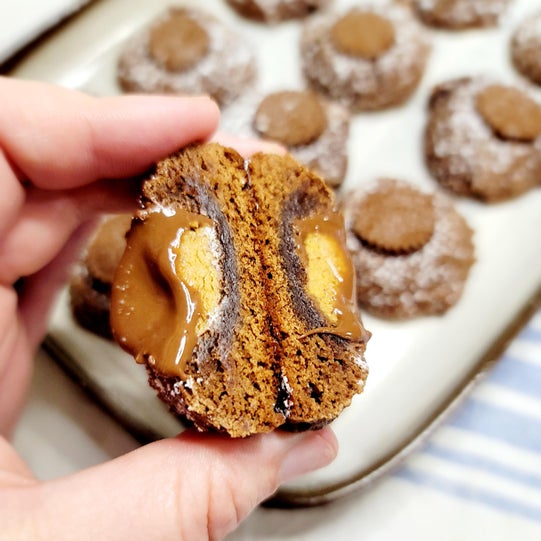 巧克力花生酱惊喜饼干