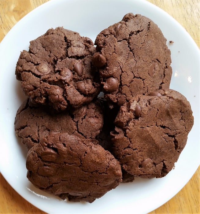 巧克力巧克力豆饼干！（无面粉·无麸质·坚果酱版）