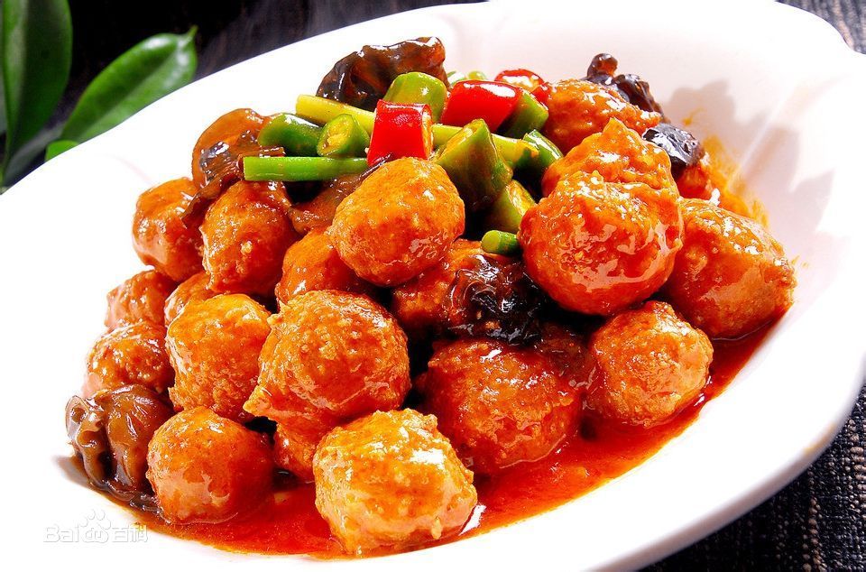 红烧丸子