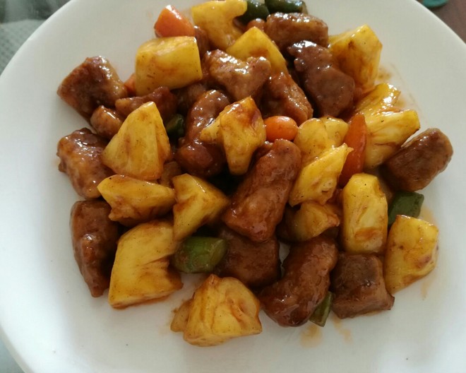 柬埔寨木菠萝炒肉