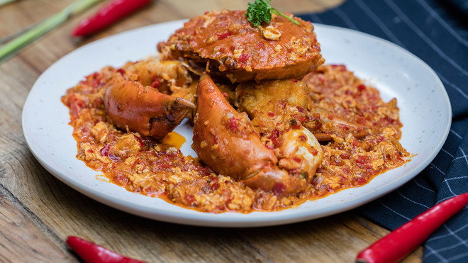 新加坡辣椒炒螃蟹